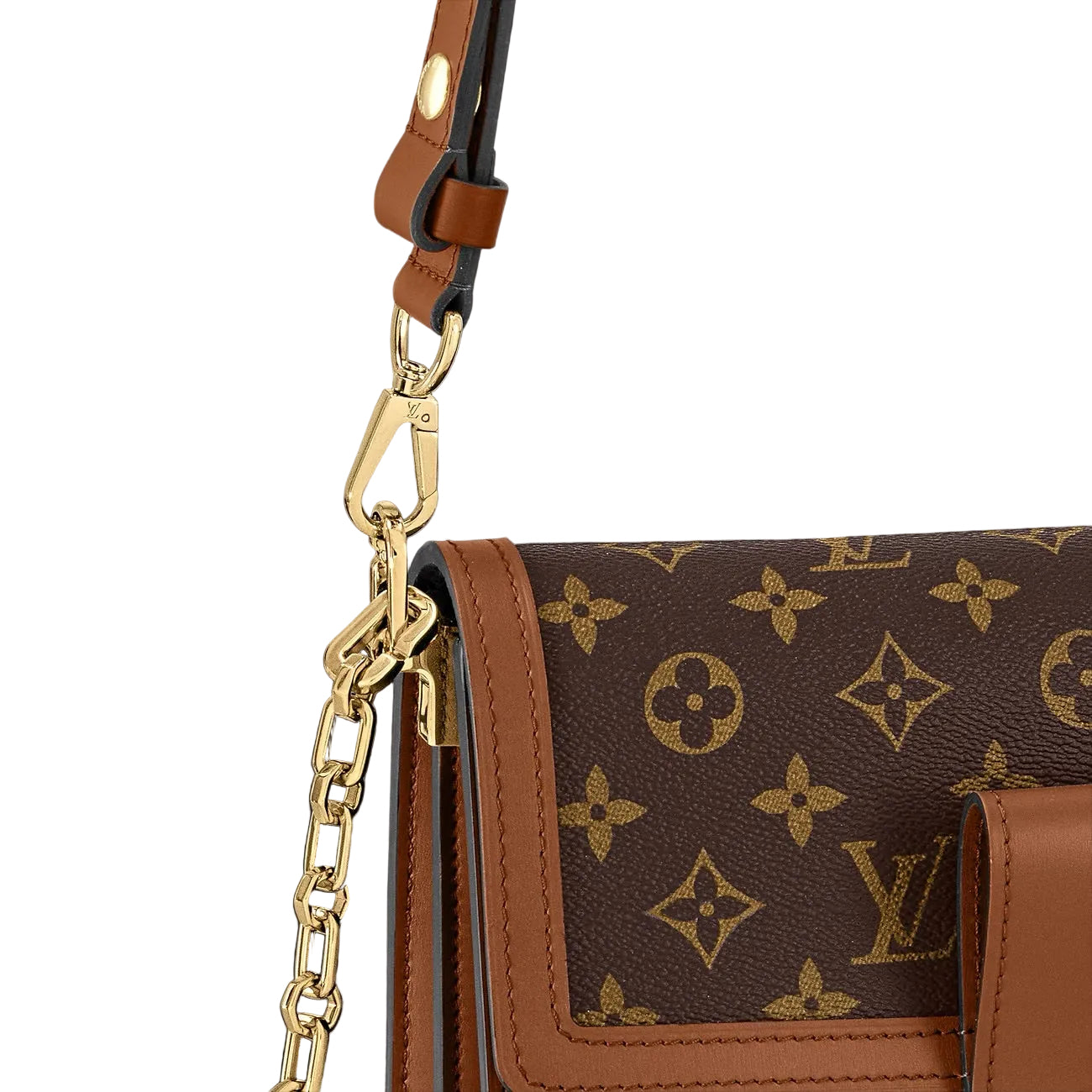 Authentic Louis Vuitton Dauphine MM Monogram Crossbody Shoulder Bag