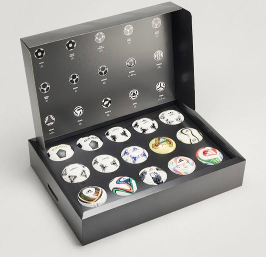 ADIDAS FIFA WORLD CUP HISTORICAL MINI BALL SET 1970-2026 Original Balls JN2093